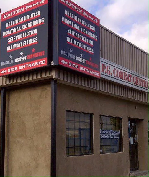The front of the gym at 185 Dominion Street